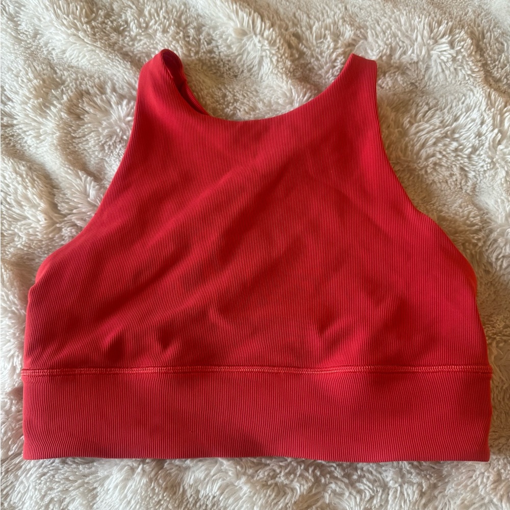 Lululemon Energy Bra Long Line High Neck 8